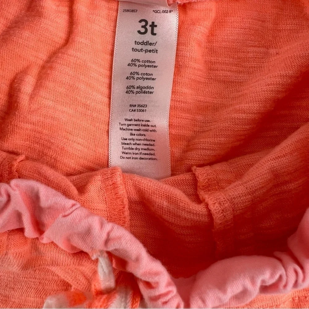 Carter - Girl's Shorts - 2 Pack - 3T - Yellow and Orange